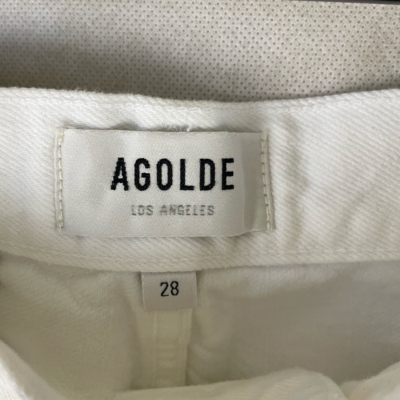 NWT AGOLDE 90’s Jean Mid Length Loose Fit Size 28 - Picture 11 of 15